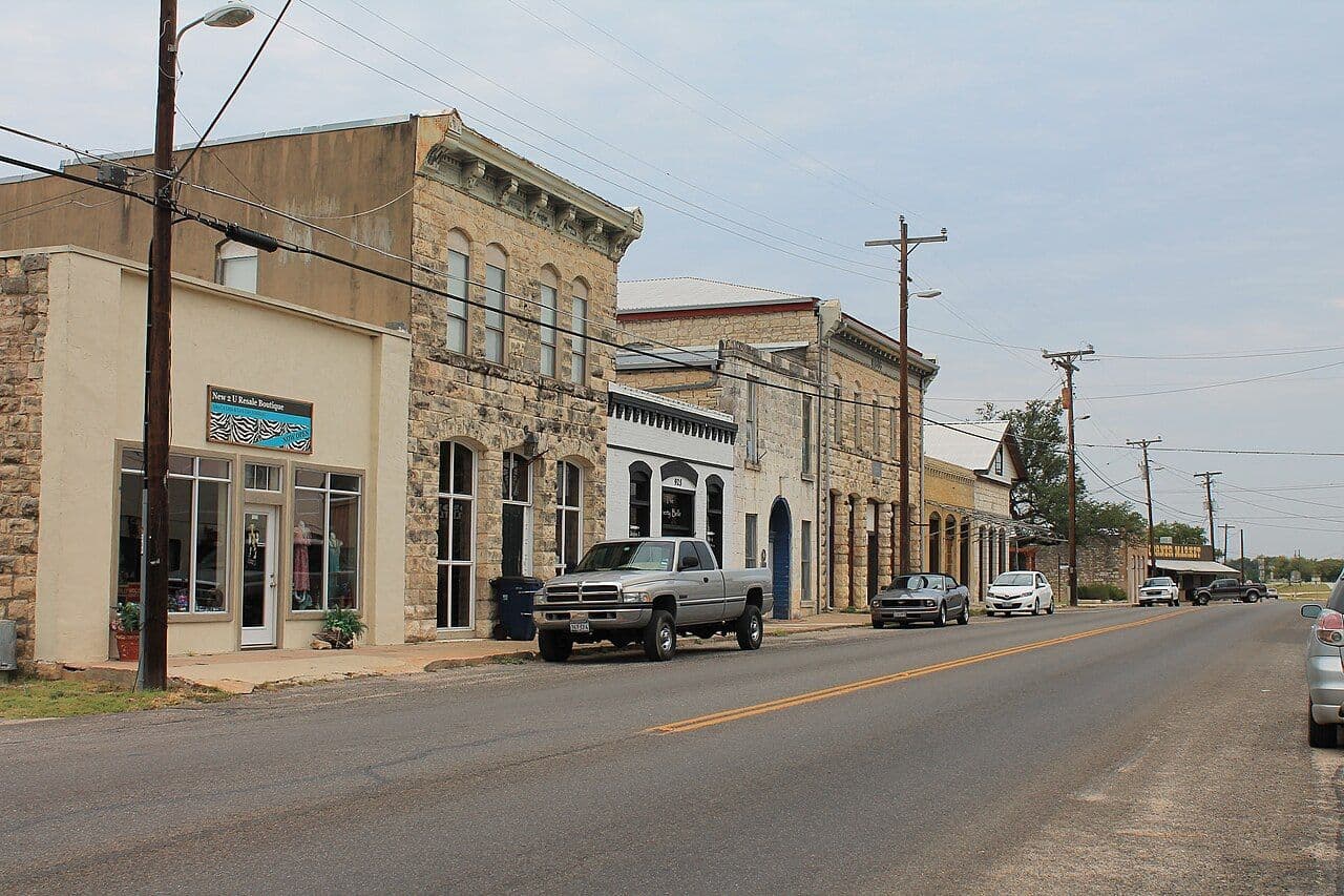 A view of Liberty Hill, Texas