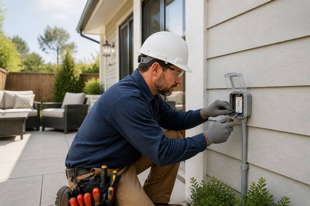 How to Install Outdoor Outlets for Patios Safely