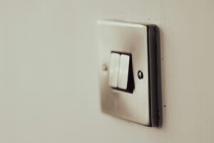 A white light switch