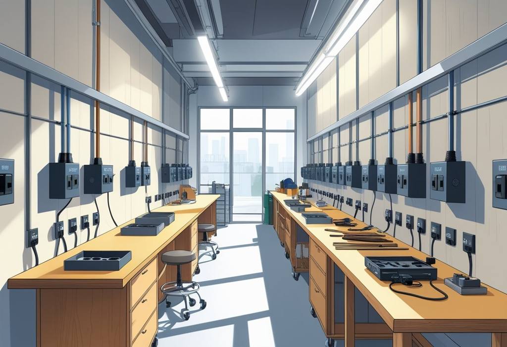 How to Add Power Outlets to a Workshop Quickly and Safely