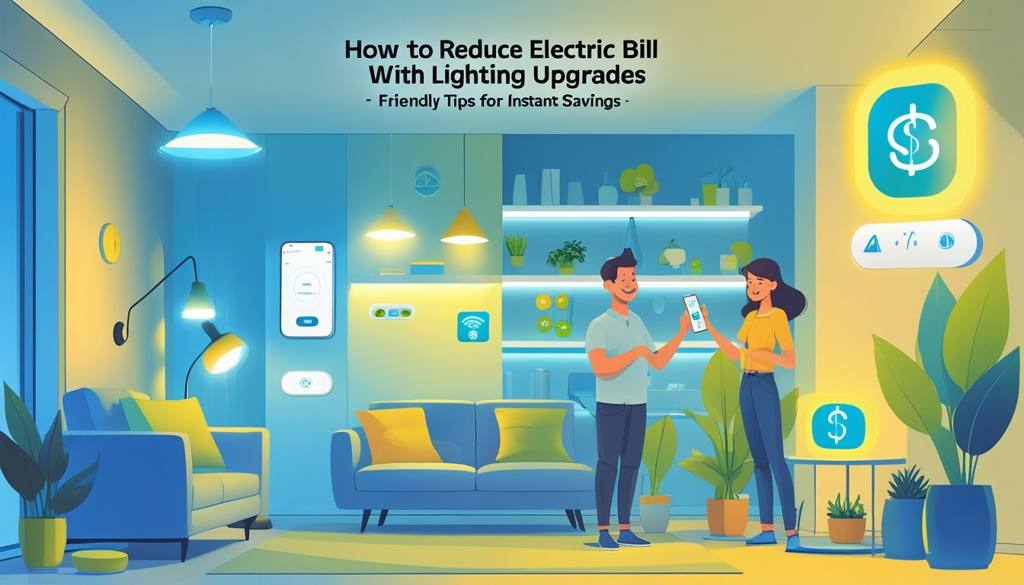 How to Reduce Electric Bill With Lighting Upgrades Friendly Tips for Instant Savings