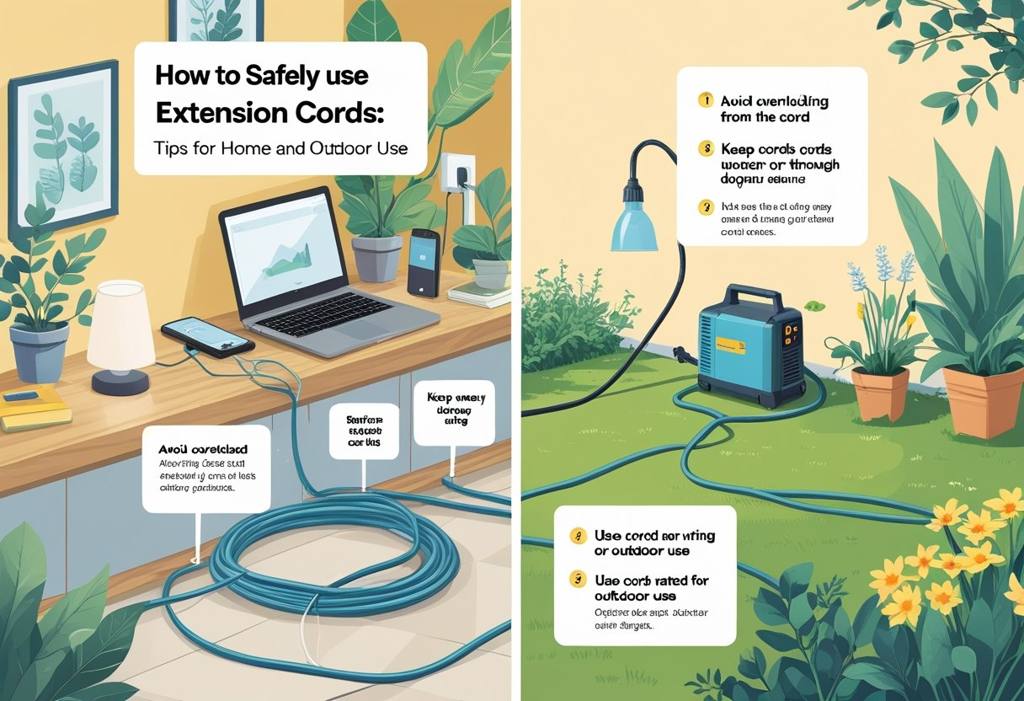 How to Safely Use Extension Cords Tips for Home and Outdoor Use