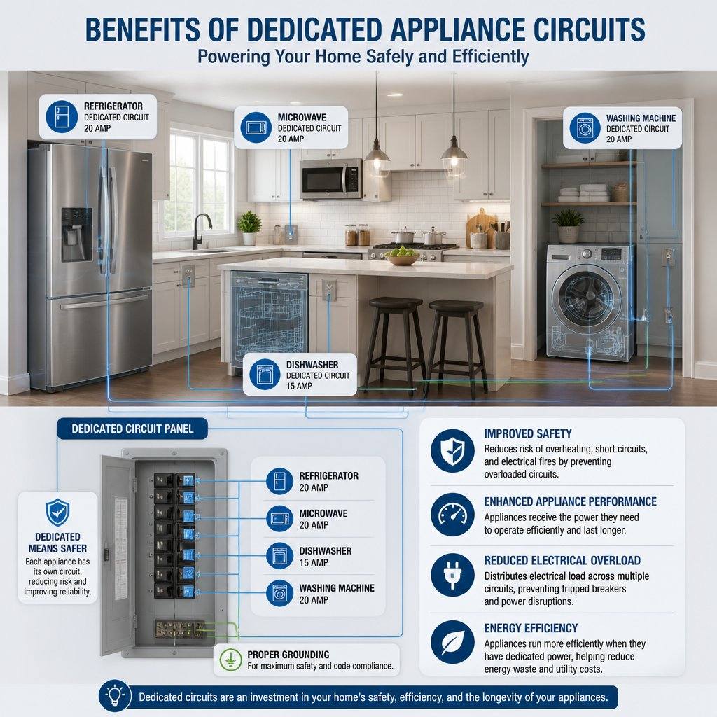 Benefits Of Adding Dedicated Appliance Circuits At Home