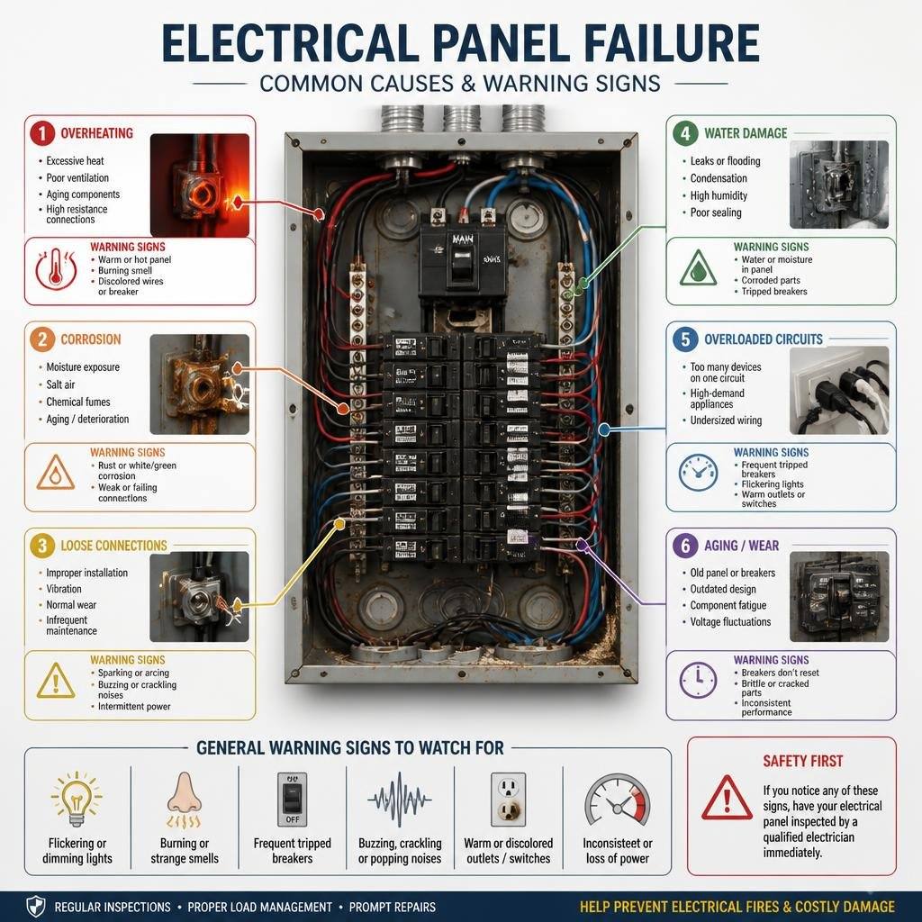 Common Causes of Electrical Panel Failure
