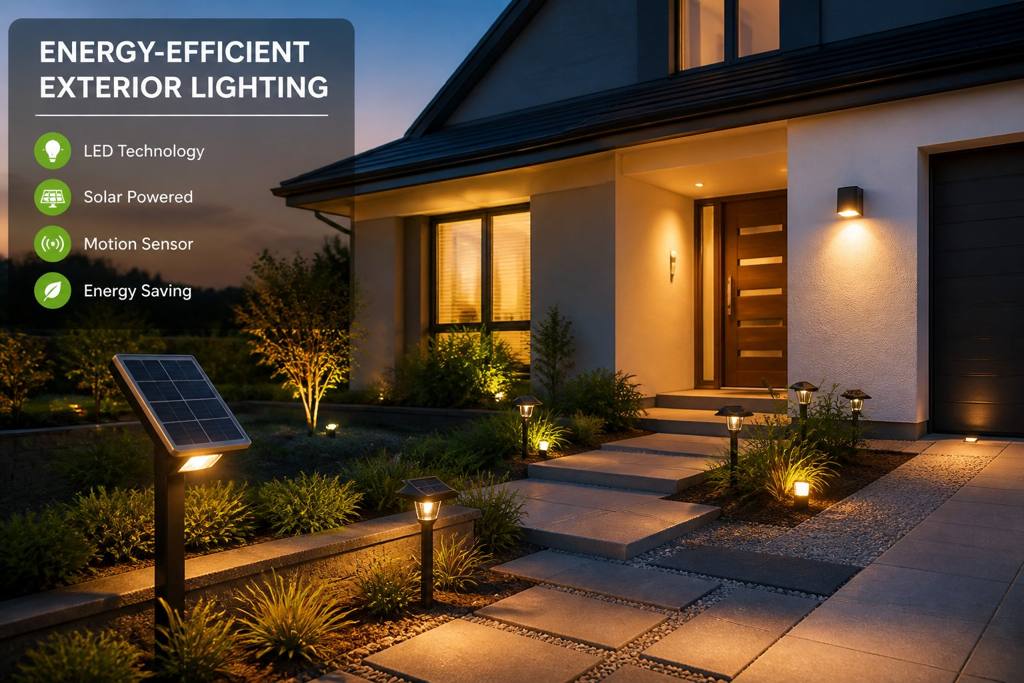 How To Select Energy-Efficient Exterior Lighting For Your Property