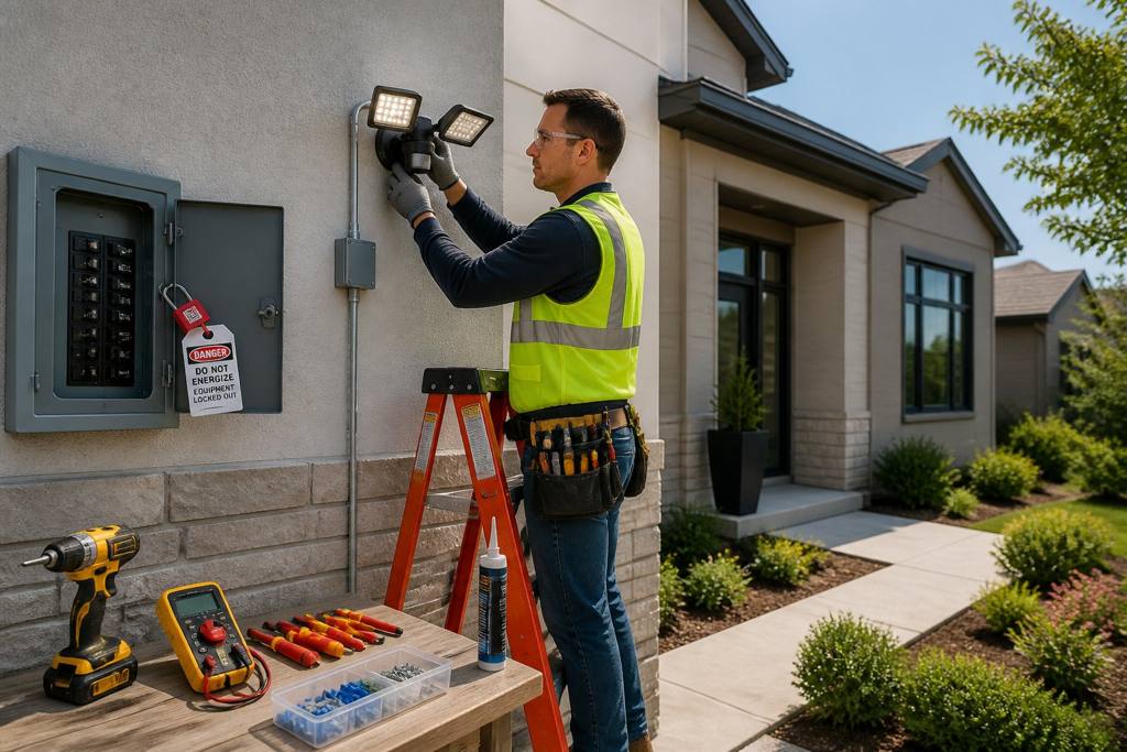 How to Install Motion Sensor Lighting Outdoors Safely