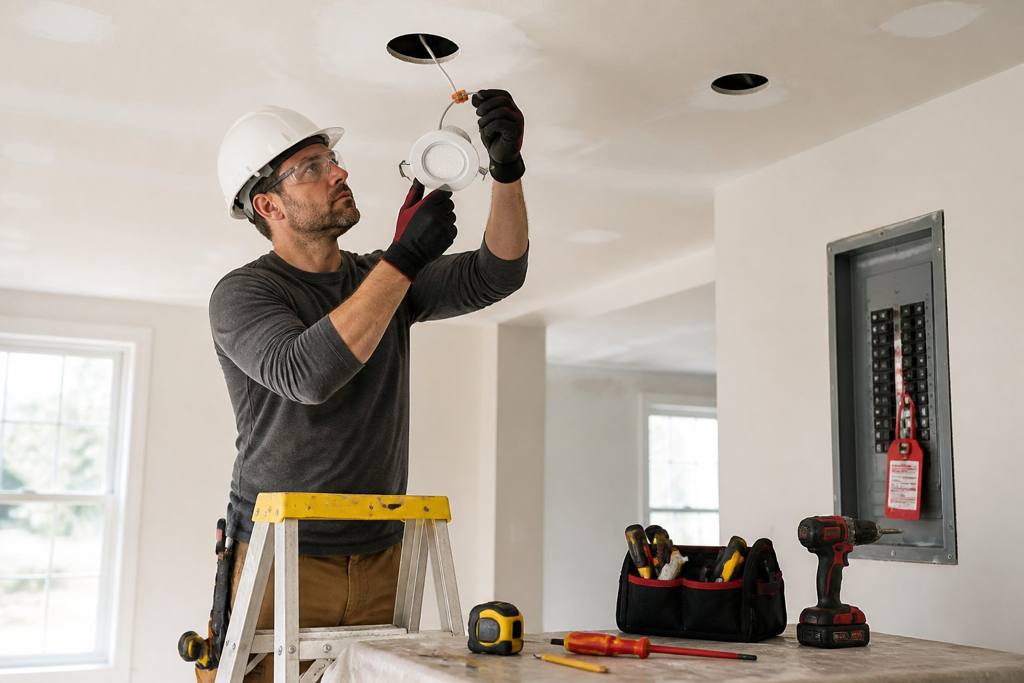 How to Install Recessed Lighting in Ceilings Safely